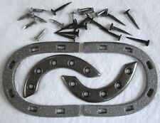 British Army:"AMMO BOOT HEEL & TOE PLATES"(With Fixing Nails/Screws, Sizes 9-10)