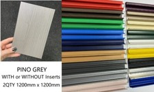 2QTY 1200mm x 1200mm PINO GREY