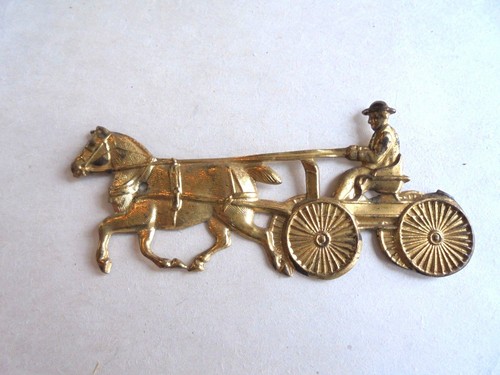 Antique brass horse - antique,