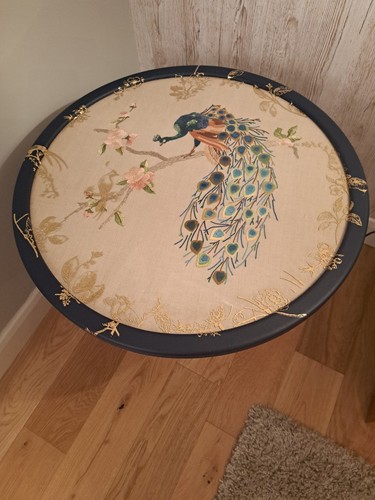 Antique peacock table turns - peacock,