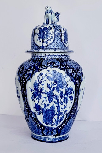 Antique delft ginger jar - delft,
