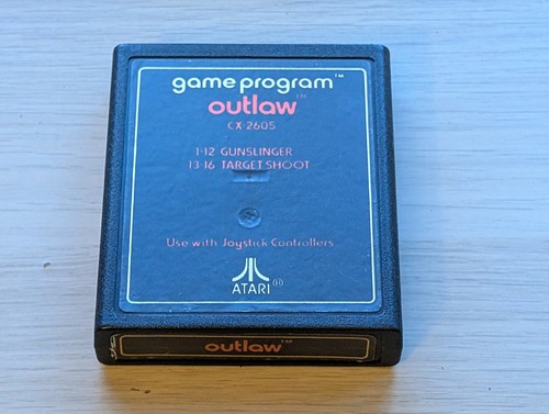 Outlaw atari 2600 - atari,