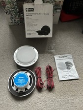 Herdio 2x 4" Marine Boat Golf Cart Speakers Ceiling Speakers Outdoor Waterproof