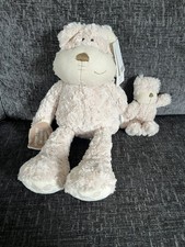 Mamas & Papas Beige Crumble Once Upon a Time Teddy Bears Soft Toys Set BNWT NEW