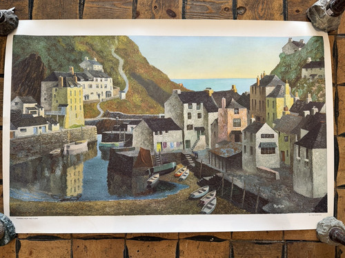 Tom morton print polperro - print, 'polperro