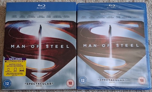 Man steel blu ray slip - man, of