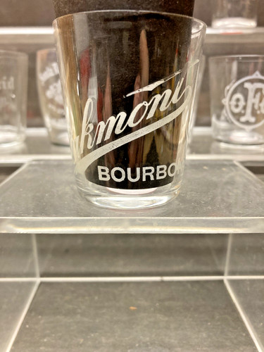 Oakmont bourbon etched shot - oakmont,
