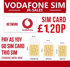 NEW OFFICIAL UK VODAFONE Sim