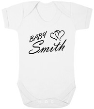 Personalised Baby Grow Vest