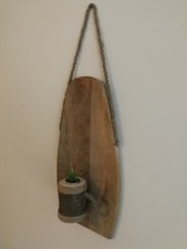 wooden wall sconces - candle