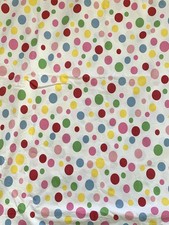 Cath Kidston Bubbles Multi coloured Spots Double duvet cover dots dotty bed HTF
