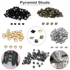 Metal pyramid shape punk studs - pyramid,