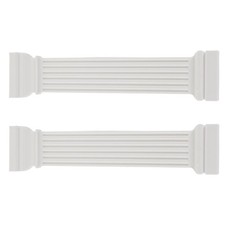  2 Pcs European Style Roman Column Decoration Dollhouse Furniture Decorative