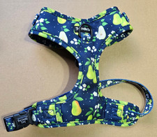 Adjustable Dog Vest Harness Size M Pear Print Design Brand New The Crafty Dog