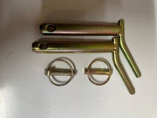 2 x Category 1 Lower Link Pins, Pair Tractor Linkage Pin Cat 1 22mm x 118mm Long