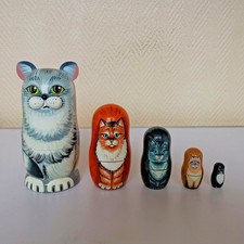 Vintage Wooden Russian