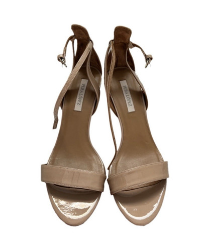Pura lopez beige patent - beige,