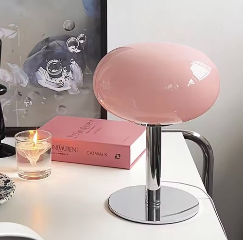 Glass bedside lamp bauhaus - glass,