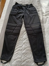 Sondico Unisex Goalkeeper Trousers Black, Padded, Size Large( See Description)
