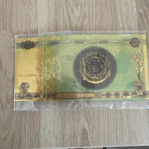 One hundred dollar bitcoin - hundred,
