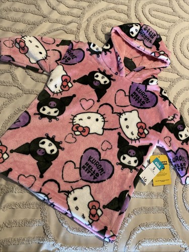 Hello kitty kuromi hooded - hooded, pink