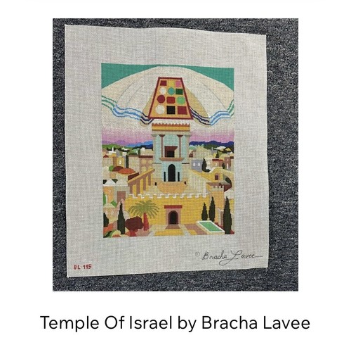 Temple israel handpainted - temple,