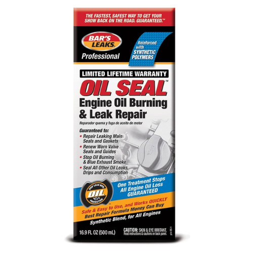 Bar leaks oil - seal, engine