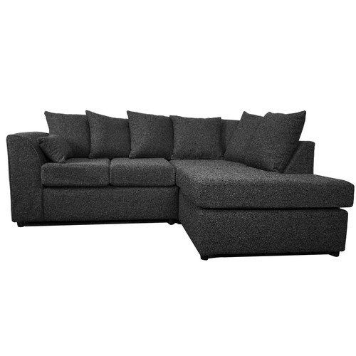 Paris boucle charcoal fabric - charcoal,