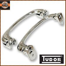 Chrome Interior Door Pull Handles Classic Cars 650306 PAIR MG, Triumph, Mini etc