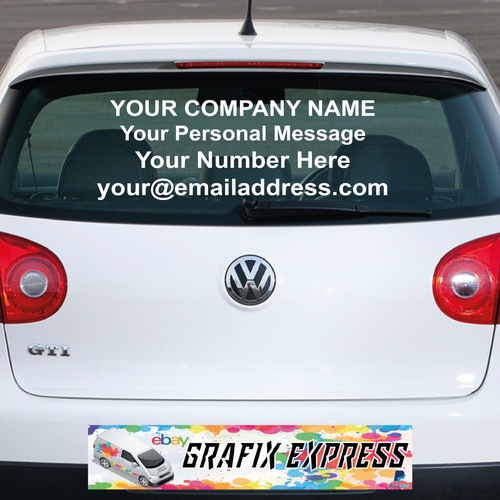 Any words font stickers car - any,