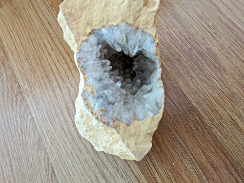 Natural quartz geode - geode, mineral