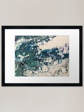 Fluid Painting 1a Framed Art
