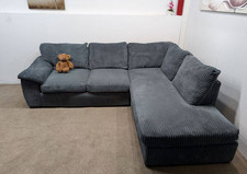 Large Corded Jumbo Corner sofa
