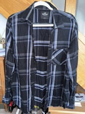 Hollister Men's Blue Checked