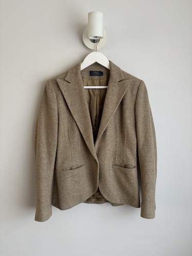 Ralph lauren beige wool silk - wool,