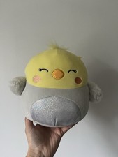 Aimee the Chick Grey & Yellow Squishmallow 8" Plush Soft Toy Duck Chicken