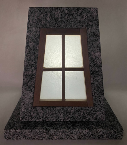 Andon trapezoid style granite - andon,