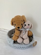 Two little puppies their - two, in