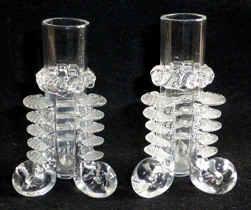 Rare pair antique bohemian - rare,