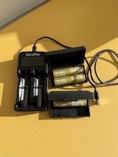 DuraPro Battery Charger With 3x GOLISI IMR 18650 G25