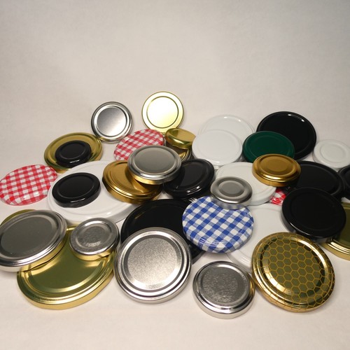 Single jam jar - single, lid