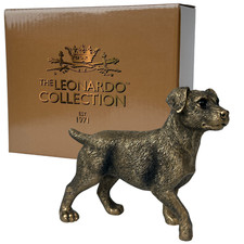 Jack Russell figurine ornament Leonardo Reflections Bronzed Dog lover gift boxed