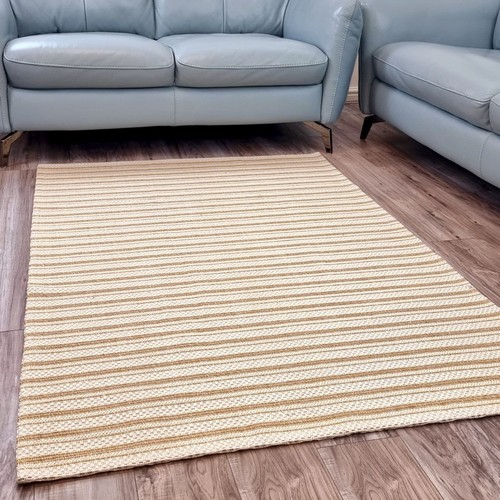 Natural cotton rug - natural,