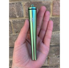 Green metal cone holder - holder, tube