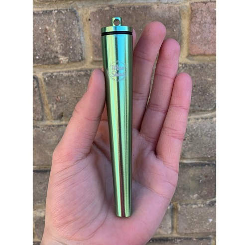 Green metal cone holder - cone, tube