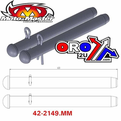 Brake pad pin - pin, front
