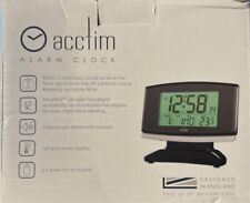 Acctim 71207 Acura Smartlite(R) Radio Controlled Alarm Clock Black