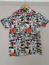 Men's Relco Graphic Print Shirt - Retro/Monroe/1950's.  Size S