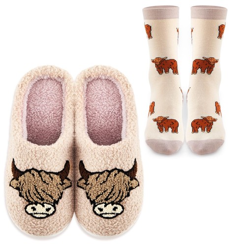 Geyoga highland cow fuzzy - highland,