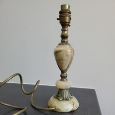 Alabaster vintage table lamp